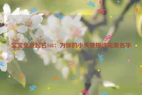 宝宝免费起名168：为你的小天使挑选完美名字