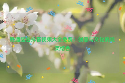 姓潘起名抖音视频大全免费：创意与文化的完美结合