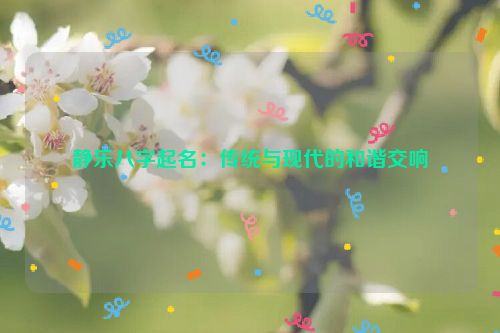 静乐八字起名：传统与现代的和谐交响