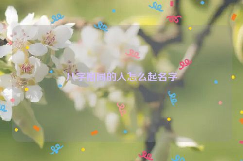 八字相同的人怎么起名字